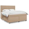 vidaXL Boxspring posteľ s matracom kapuč&iacute;nov&aacute; 180x200 cm umel&aacute; koža