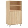 vidaXL Vysok&aacute; skrinka dub sonoma 60x36x110 cm spracovan&eacute; drevo