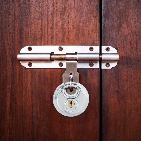 vidaXL Z&aacute;mky na disk so kľ&uacute;čmi Strieborn&aacute; Nerezov&aacute; oceľ