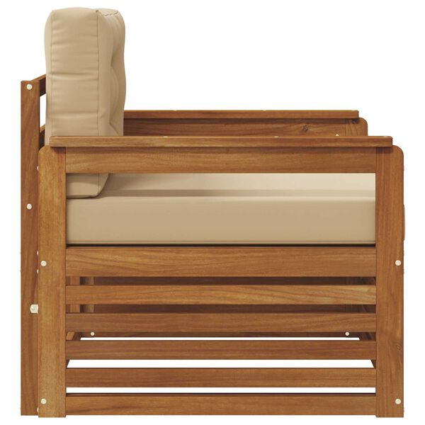 vidaXL Z&aacute;hradn&aacute; s&uacute;prava gaučov Mas&iacute;vne ak&aacute;ciov&eacute; drevo a polyester