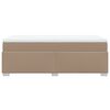 vidaXL Boxspring posteľ s matracom kapuč&iacute;nov&aacute; 100x200 cm umel&aacute; koža