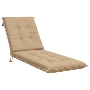 vidaXL Vank&uacute;&scaron; na ležadlo GEMERT 100% polyester Pieskov&aacute;