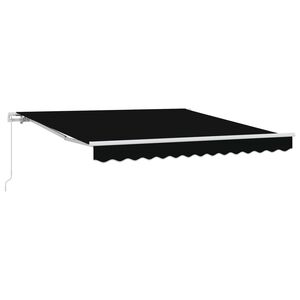 vidaXL Ručn&aacute; mark&iacute;za 3 x 2,5 m Čierna 100% polyester