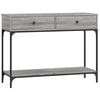 vidaXL Konzolov&yacute; stol&iacute;k siv&yacute; sonoma 100x34,5x75 cm kompozitn&eacute; drevo