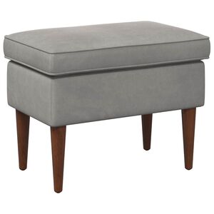 vidaXL Taburetka Svetlosiv&aacute; 55 x 35 x 41 cm Zamat