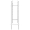 vidaXL Stojan na v&iacute;no na 48 flia&scaron; biely kovov&yacute;