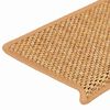 vidaXL N&aacute;&scaron;ľapy na schody vzhľad sisalu 15 ks 65x21x4 cm sisal