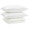 vidaXL S&uacute;prava papl&oacute;nu z 90% husacieho peria FULDA 3 ks 200 x 220 cm