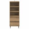 vidaXL Highboard Remeseln&yacute; dub 40 x 36 x 110 cm Kompozitn&eacute; drevo