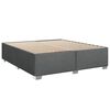 vidaXL Boxspring posteľ s matracom tmavosiv&aacute; 200x200 cm l&aacute;tka