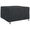 vidaXL Obal na n&aacute;bytok Jednofarebn&yacute; Čierna 150 x 150 x 75 cm 210D