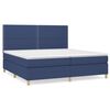 vidaXL Boxspring posteľ s matracom modr&aacute; 200x200 cm l&aacute;tka
