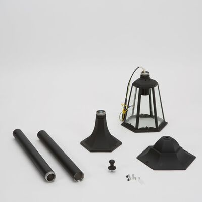 Smartwares Záhradná stĺpová lampa, 60 W čierna 125cm CLAS5000.037