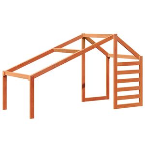 vidaXL Strecha na detsk&uacute; posteľ voskovohned&aacute; 198x87x113 cm borovica