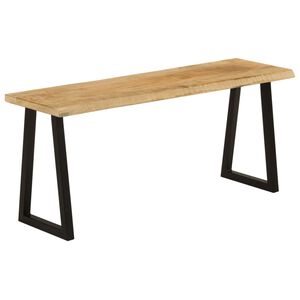 vidaXL Z&aacute;hradn&aacute; lavička so živou hranou 105 cm mangov&yacute; mas&iacute;v
