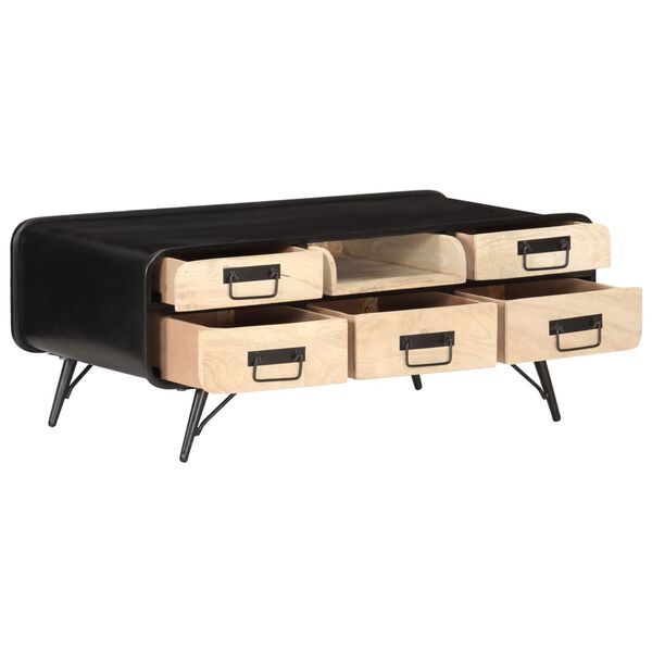 vidaXL Konferenčný stolík 100x50x40 cm masívne mangovníkové drevo