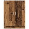 vidaXL Skrinka na pr&aacute;čku star&eacute; drevo 70,5x71,5x91,5 cm