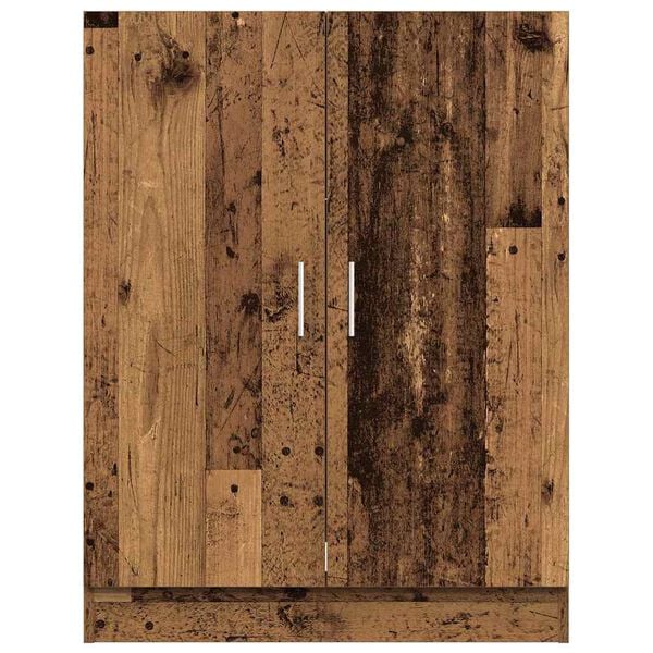 vidaXL Skrinka na pr&aacute;čku star&eacute; drevo 70,5x71,5x91,5 cm