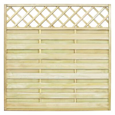 vidaXL Záhradný plotový panel s mriežkou, drevo 180x180 cm