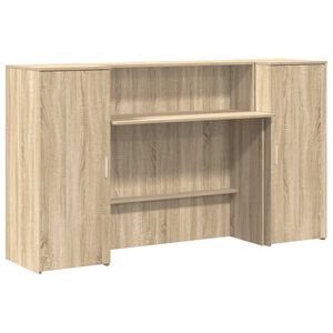 vidaXL Recepčn&yacute; st&ocirc;l dub sonoma 180x50x103,5 cm kompozitn&eacute; drevo