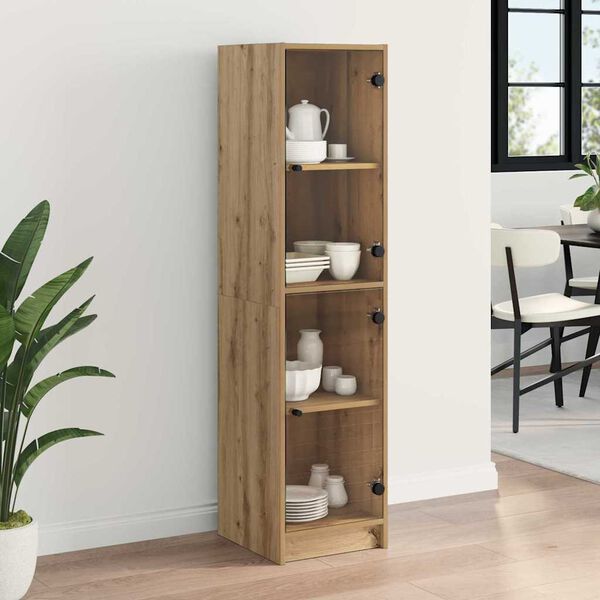 vidaXL Highboard Remeseln&yacute; dub 35 x 37 x 142 cm Kompozitn&eacute; drevo