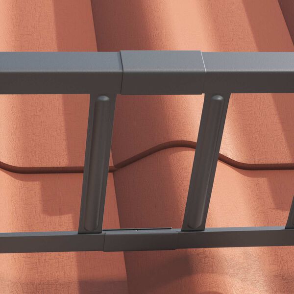 vidaXL Str&aacute;žca snehu na streche Antracit 1200 x 2,5 x 20 cm Oceľ