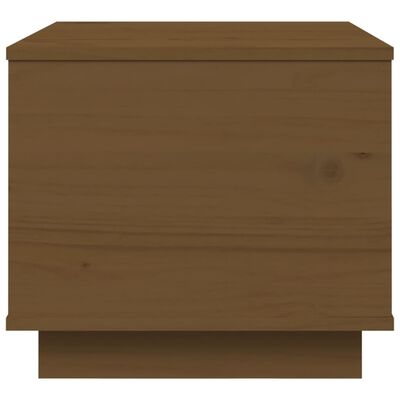 vidaXL Konferenčný stolík medovo-hnedý 40x50x35 cm borovicový masív