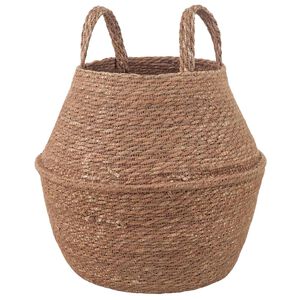 vidaXL Kvetin&aacute;č s uchami Pr&iacute;rodn&aacute; &Oslash; 22 x 20 cm 100% Morsk&aacute; tr&aacute;va