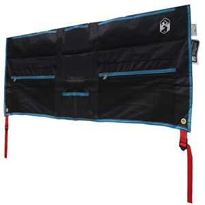 vidaXL Skladovacie vrece s &uacute;ložiskom Čierna a modr&aacute; 98 x 47 cm oxford
