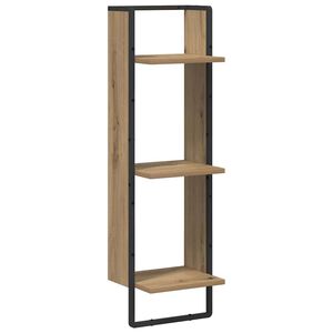 vidaXL Stenn&aacute; polica Remeseln&yacute; dub 30 x 25 x 100 cm Kompozitn&eacute; drevo