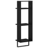 vidaXL Stenn&aacute; polica Čierny dub 30 x 25 x 100 cm Kompozitn&eacute; drevo