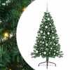 vidaXL Umel&yacute; predsvieten&yacute; vianočn&yacute; stromček Zelen&aacute; 120 cm PVC