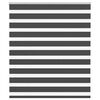 vidaXL Zebra roleta čierna 125x100 cm &scaron;&iacute;rka l&aacute;tky 120,9cm polyester