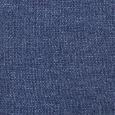 vidaXL Čelo postele modrý 100x5x78/88 cm látka