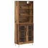 vidaXL Highboard 2 ks Star&eacute; drevo 69,5 x 34 x 180 cm