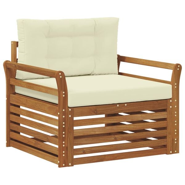 vidaXL Z&aacute;hradn&aacute; s&uacute;prava gaučov Mas&iacute;vne ak&aacute;ciov&eacute; drevo a polyester