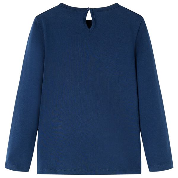 Detsk&eacute; tričko s dlh&yacute;mi ruk&aacute;vmi n&aacute;morn&iacute;cke modr&eacute; 104