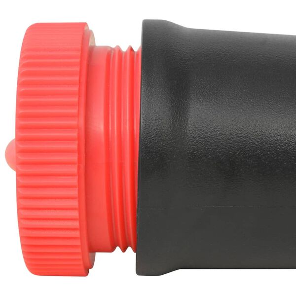 vidaXL Detektor kovov pinpointer, čierno-červený