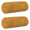 vidaXL Podložka 2 ks HEERLEN Žlt&aacute; &Oslash; 15 x 40 cm Mikrovl&aacute;kno fleece
