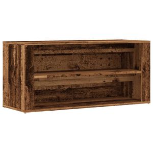 vidaXL Lavica na top&aacute;nky star&eacute; drevo 100x35x45 cm kompozitn&eacute; drevo
