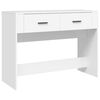 vidaXL Konzolov&yacute; stol&iacute;k biely 100x39x75 cm spracovan&eacute; drevo