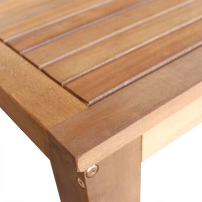 vidaXL 5-dielna súprava barového stola a stoličiek, masívne akáciové drevo