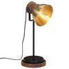 vidaXL Stolov&aacute; lampa 25 W starožitn&aacute; mosadzn&aacute; 17x17x50 cm E27