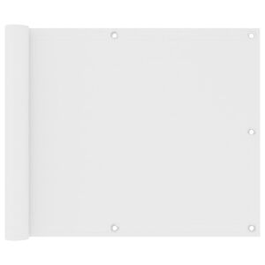 vidaXL Balk&oacute;nov&aacute; mark&iacute;za, biela 75x300 cm, oxfordsk&aacute; l&aacute;tka