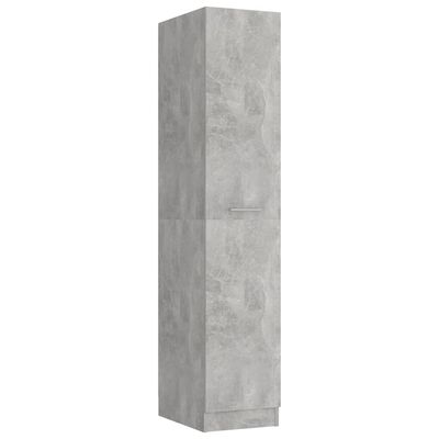 vidaXL Úložná skrinka, betónovo sivá 30x42,5x150 cm, kompoztiné drevo