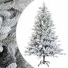 vidaXL Umel&yacute; Skl&aacute;pac&iacute; Vianočn&yacute; Stromček 120 cm PVC a kov