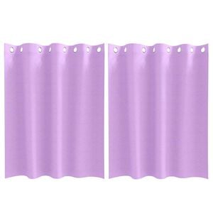 vidaXL Z&aacute;clony na zatemnenie s kr&uacute;žkami 2 pcs Fialov&aacute; 140 x 140 cm