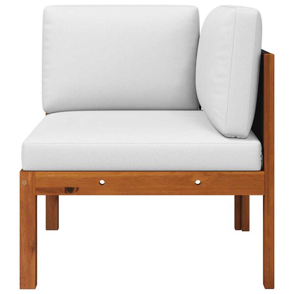 vidaXL Z&aacute;hradn&aacute; rohov&aacute; pohovka s vank&uacute;&scaron;mi, ak&aacute;cia a lano