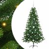 vidaXL Vianočn&yacute; stromček s 150 LED-i so stojanom Zelen&aacute; 150 cm PE