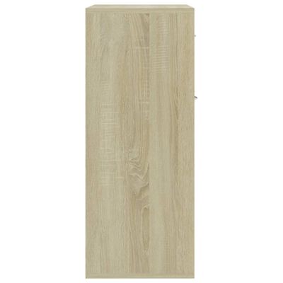 vidaXL Komoda, dub sonoma 60x30x75 cm, kompozitné drevo